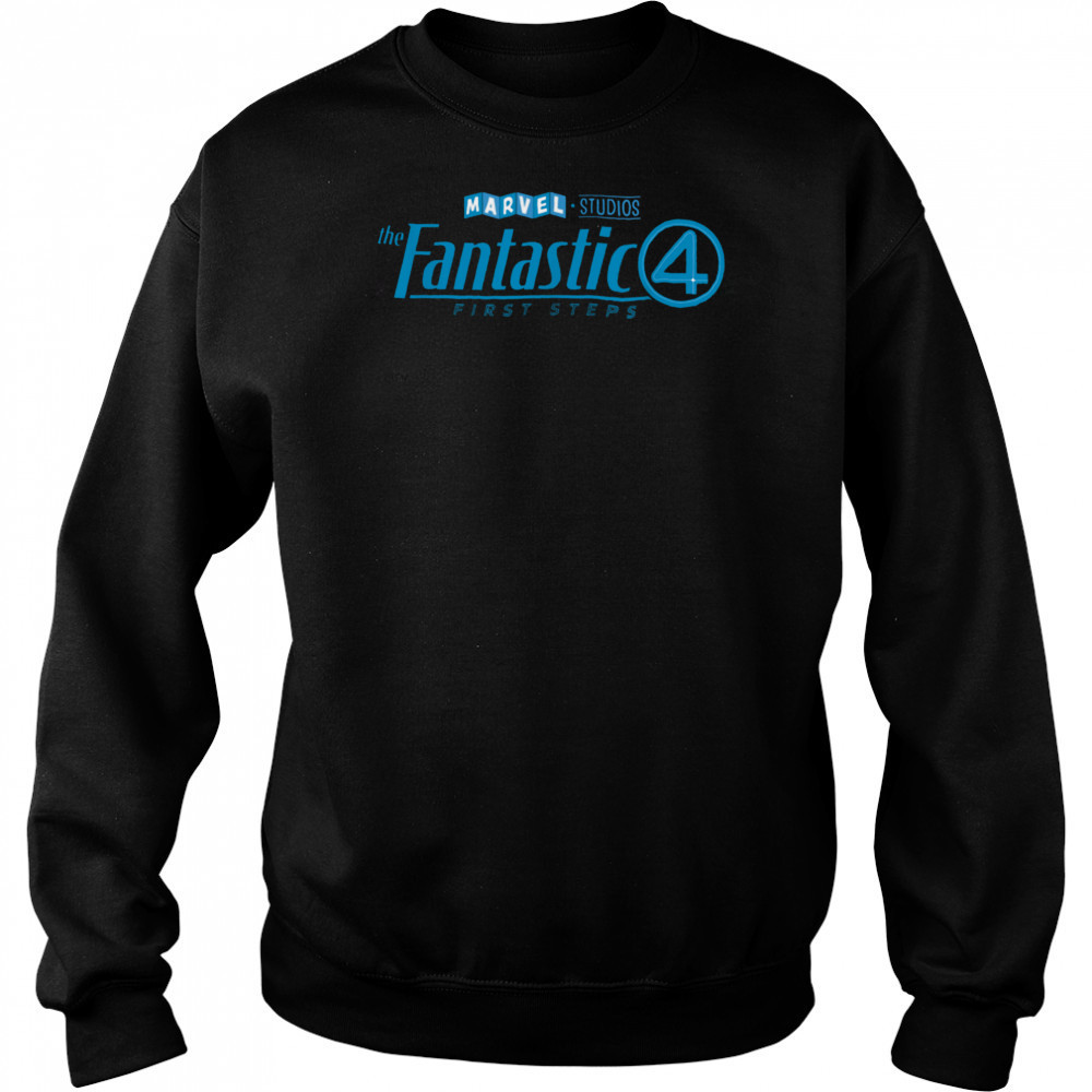 Marvel The Fantastic Four_ First Steps Official Movie Logo T Shirt Sweatshirt