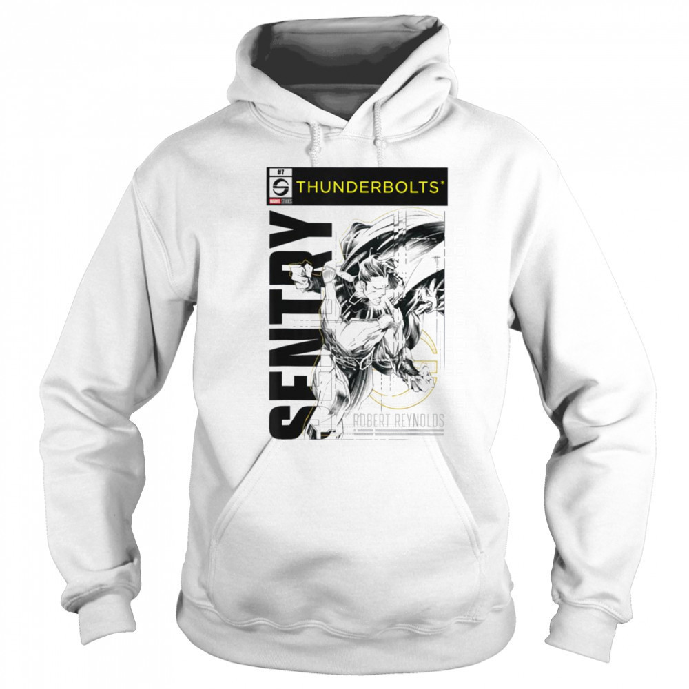 Marvel Thunderbolts Robert Reynolds Sentry Sketch Poster T Shirt Hoodie