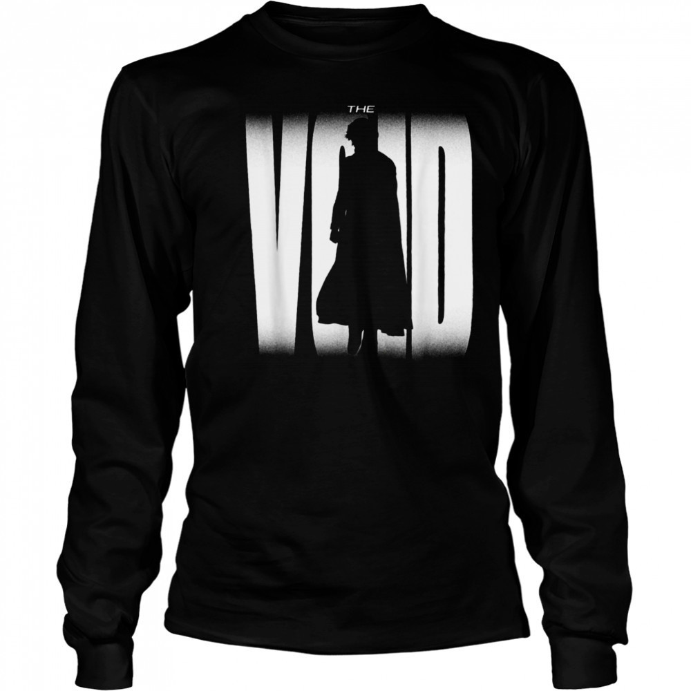 Marvel Thunderbolts The Void Creepy Silhouette Logo T Shirt Long Sleeved