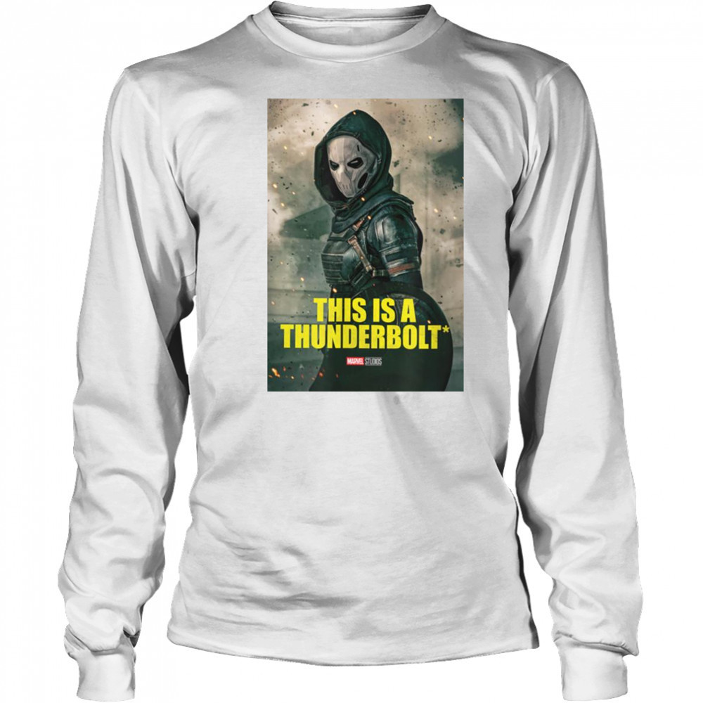 Marvel Thunderbolts This Is A Thunderbolt Taskmaster T Shirt Long Sleeved