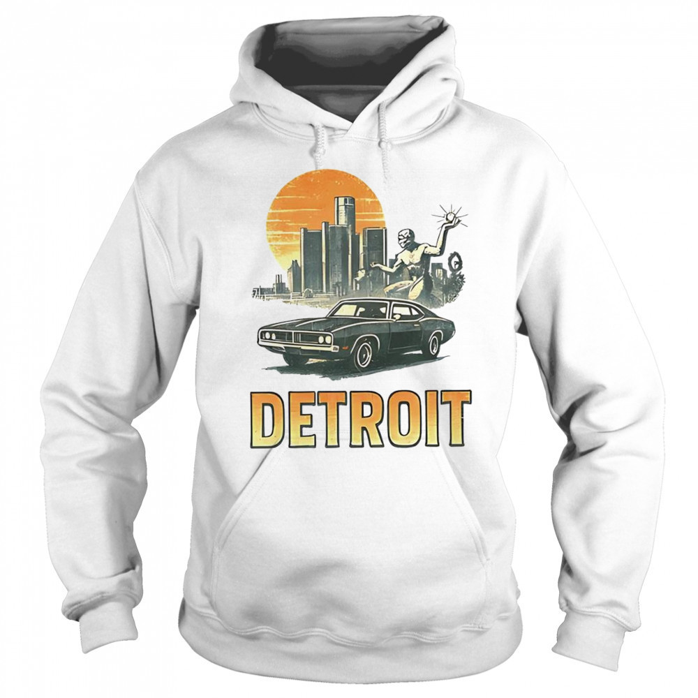 Motor City Legends Detroit Vintage Muscle shirt Hoodie