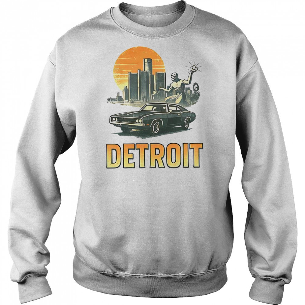 Motor City Legends Detroit Vintage Muscle shirt Sweatshirt