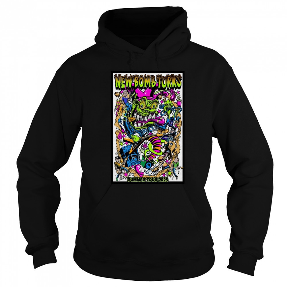 New Bomb Turks 2025 Poster Summer Tour Shirt Hoodie