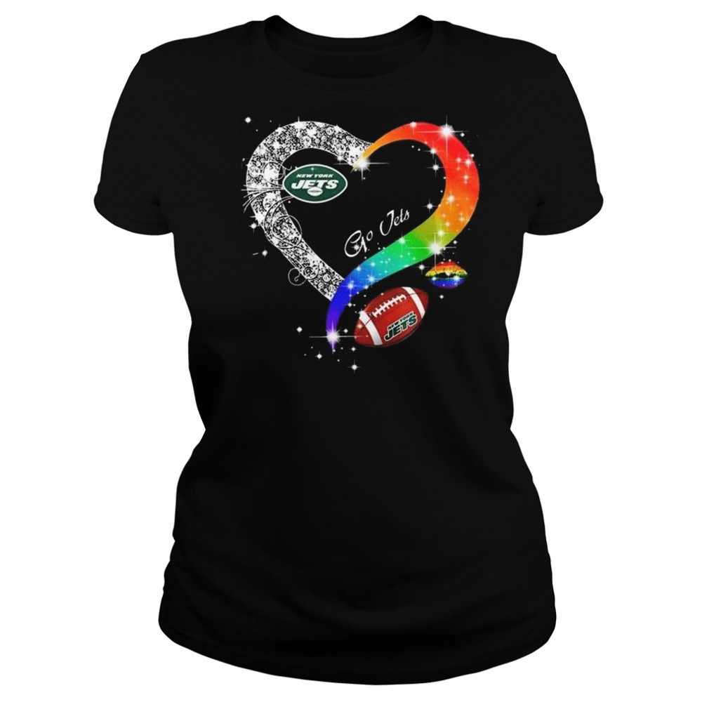 New York Jets 2025 LGBT Pride Day Go Jets Vintage Shirt Women's T-shirt