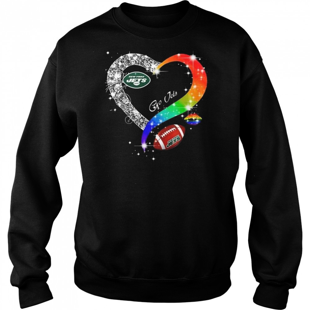 New York Jets 2025 LGBT Pride Day Go Jets Vintage Shirt Sweatshirt
