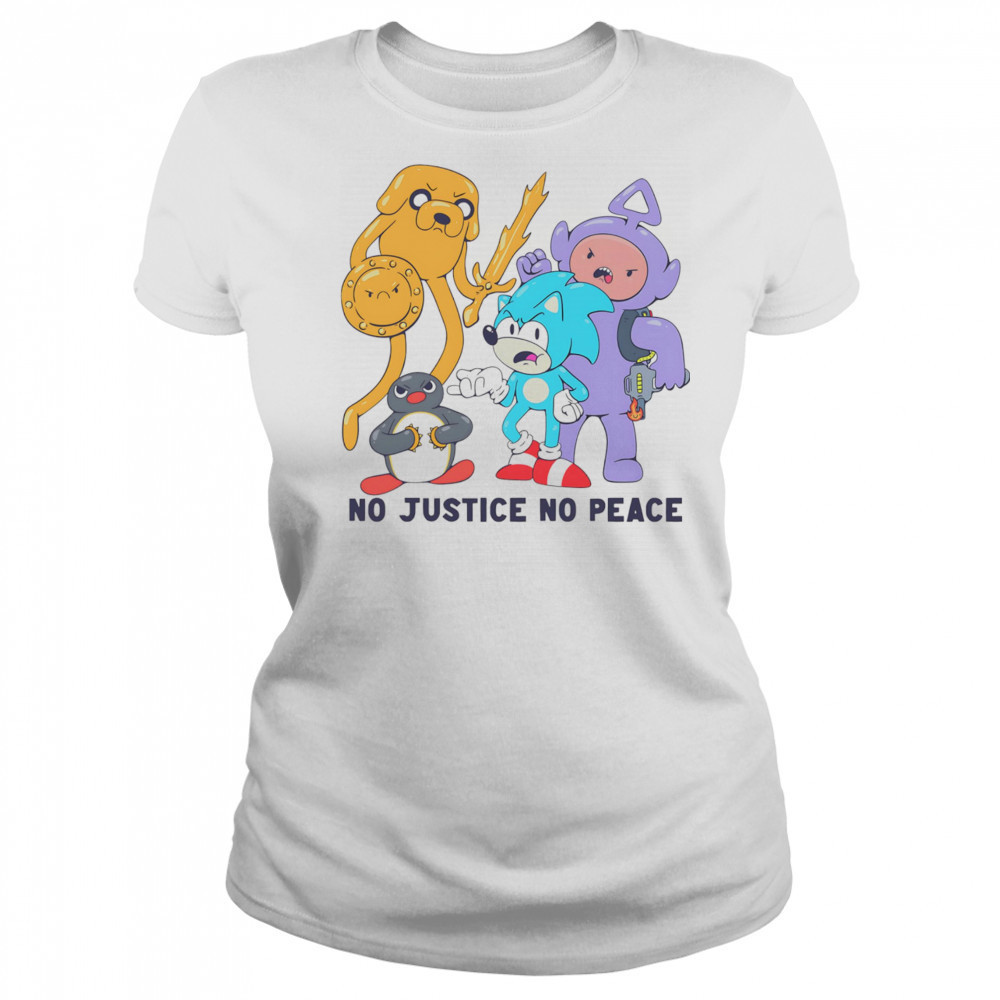 No justice no peace cartoon shirt Women's T-shirt