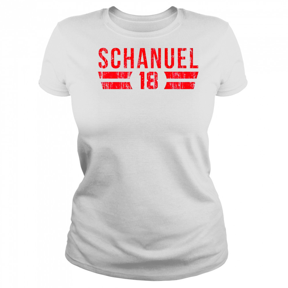 Nolan Schanuel 18 Los Angeles A Font vintage shirt Women's T-shirt