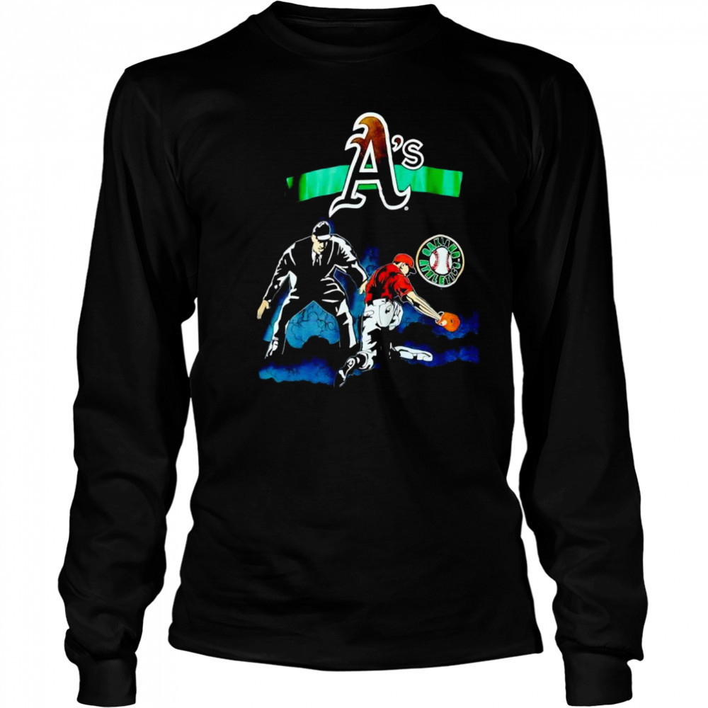 Oakland Athletics players vintage 90s shirt Long Sleeved