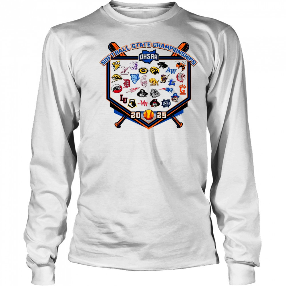 OHSAA 2025 Softball State Championships Logo Shirt Long Sleeved