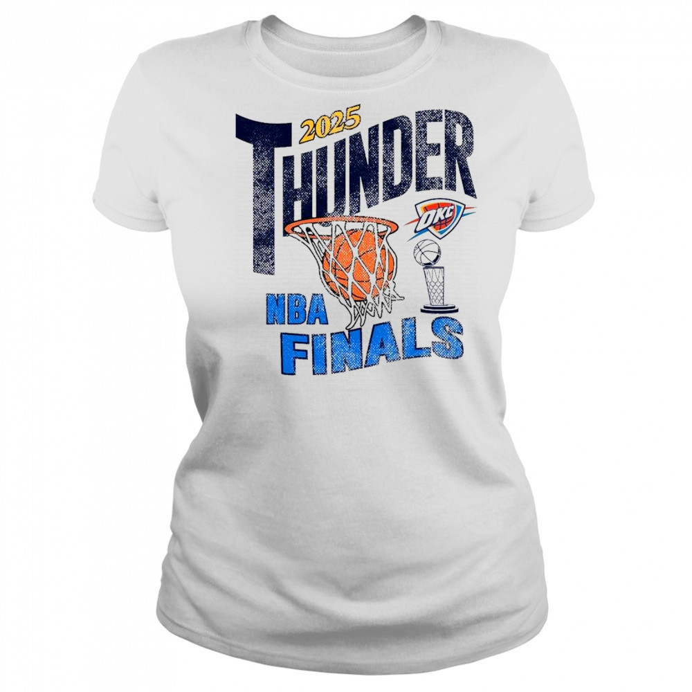 OKC Thunder 2025 NBA Finals Retro Net Shirt Women's T-shirt