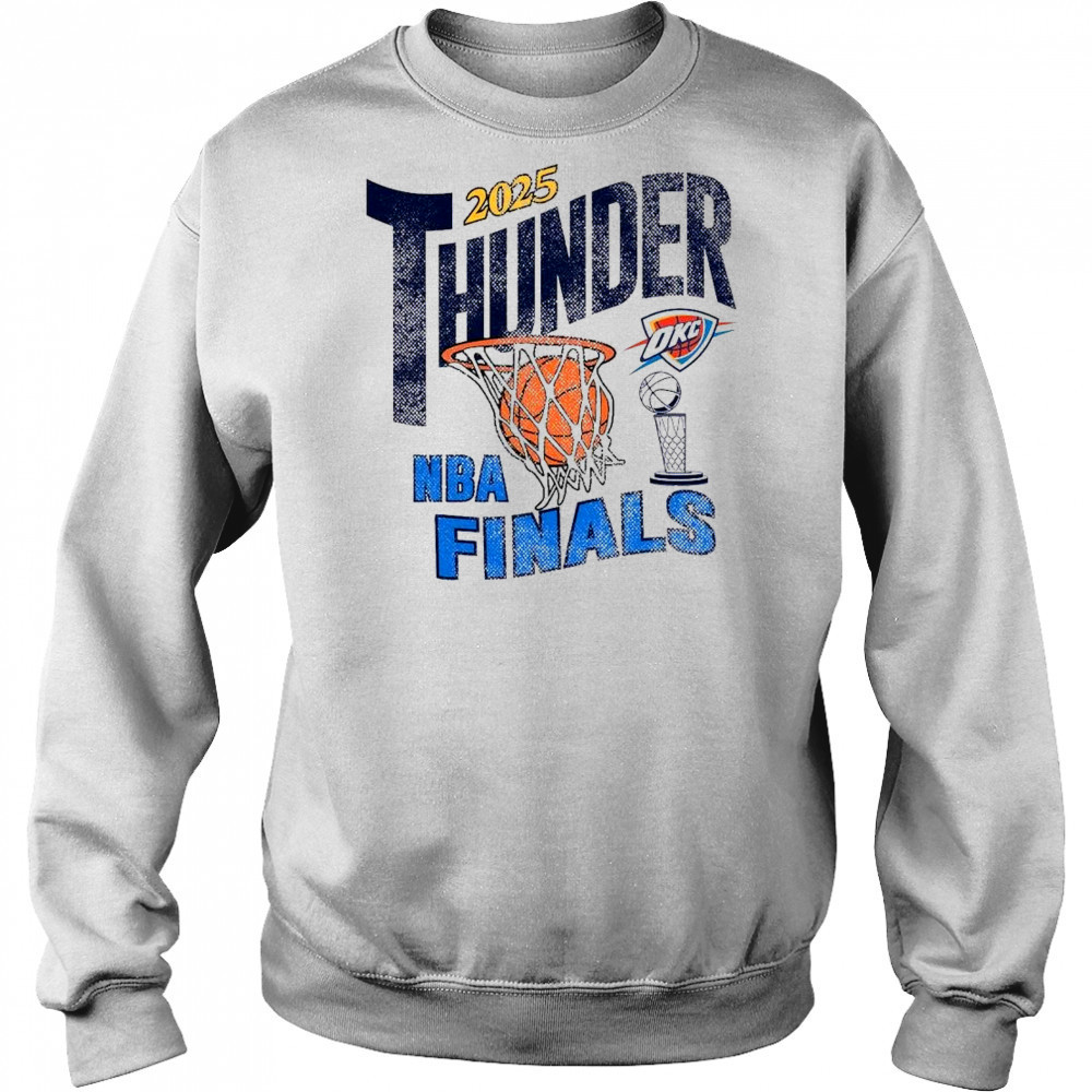 OKC Thunder 2025 NBA Finals Retro Net Shirt Sweatshirt