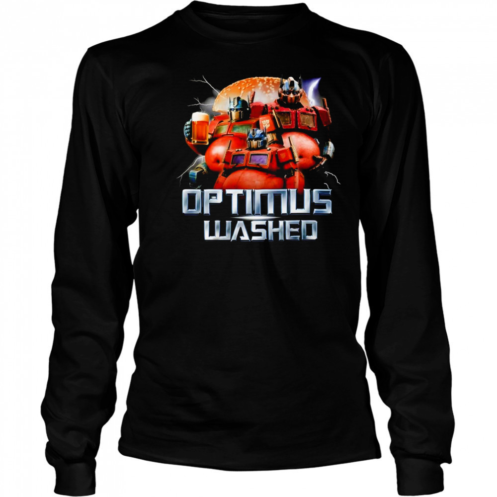 Optimus washed shirt Long Sleeved
