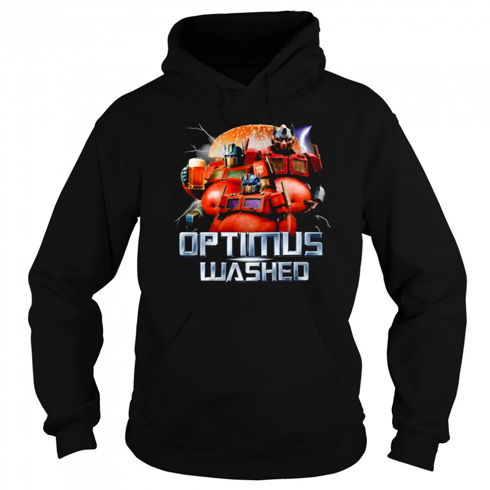 Optimus washed shirt Hoodie