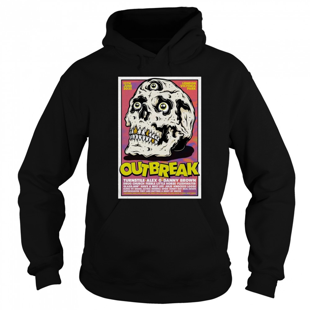 Outbreak 6-13-2025 Victoria Park In London UK Shirt Hoodie