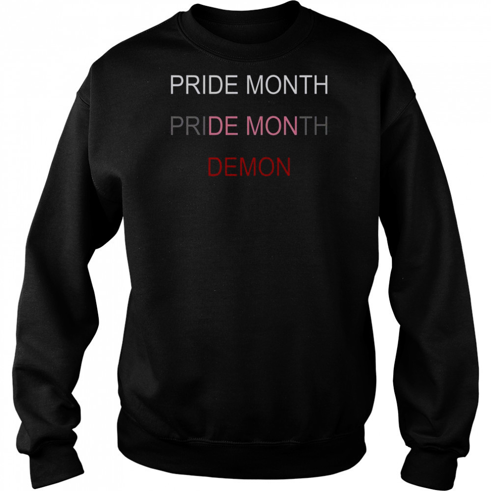 Pride Month Demon T-Shirt Sweatshirt