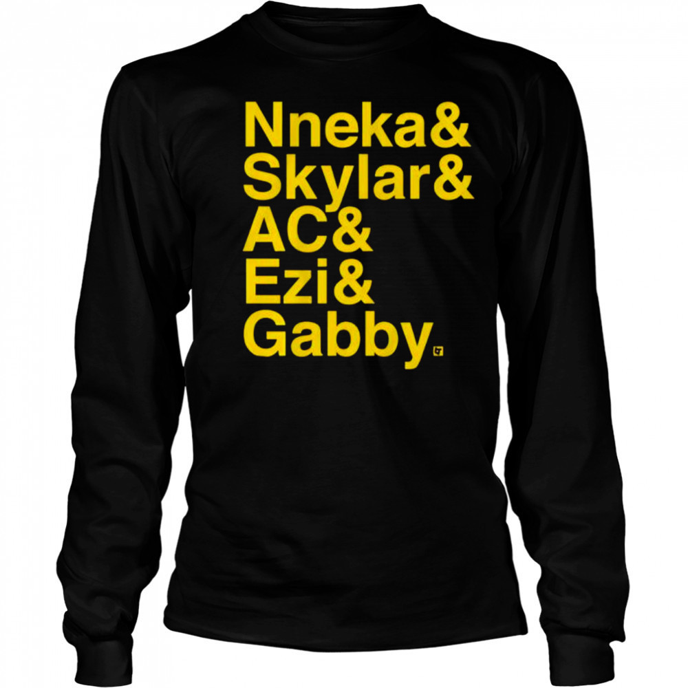 Seattle WBB Ampersand Stars 2025 shirt Long Sleeved