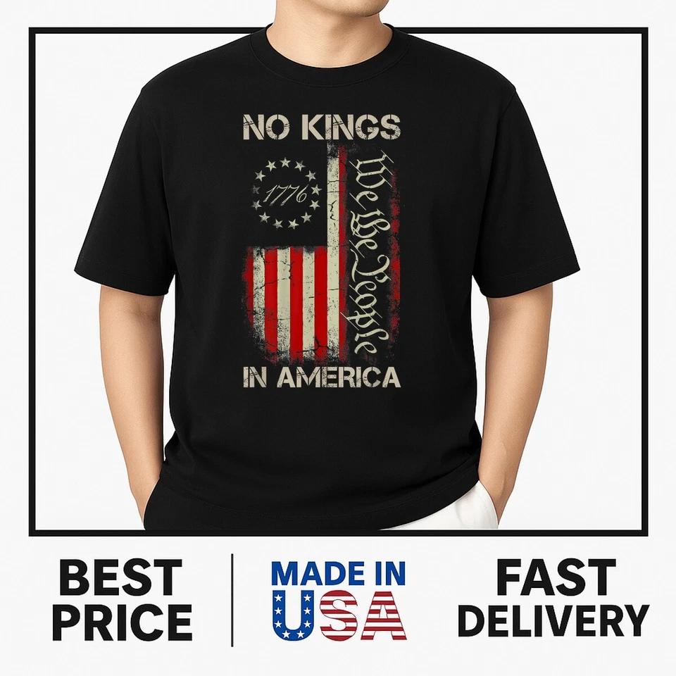 No Kings In America Since 1776 American Flag USA 4th Of July T-Shirt Women's T-shirt