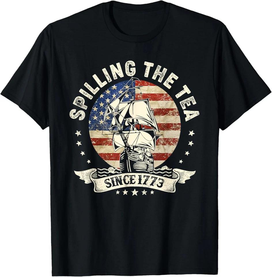 Spilling The Tea Since 1773 USA History Teacher 4th Of July T-Shirt Women's T-shirt