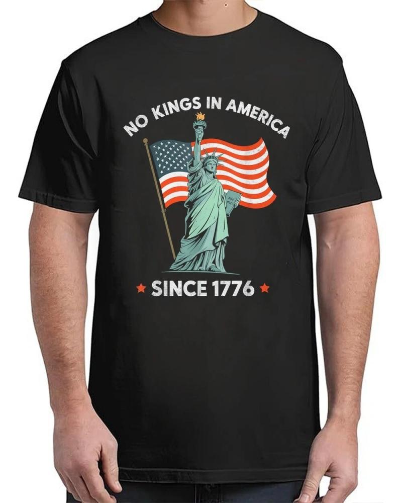 Statue of Liberty 4th July No Kings In America Since 1776 T-Shirt Women's T-shirt