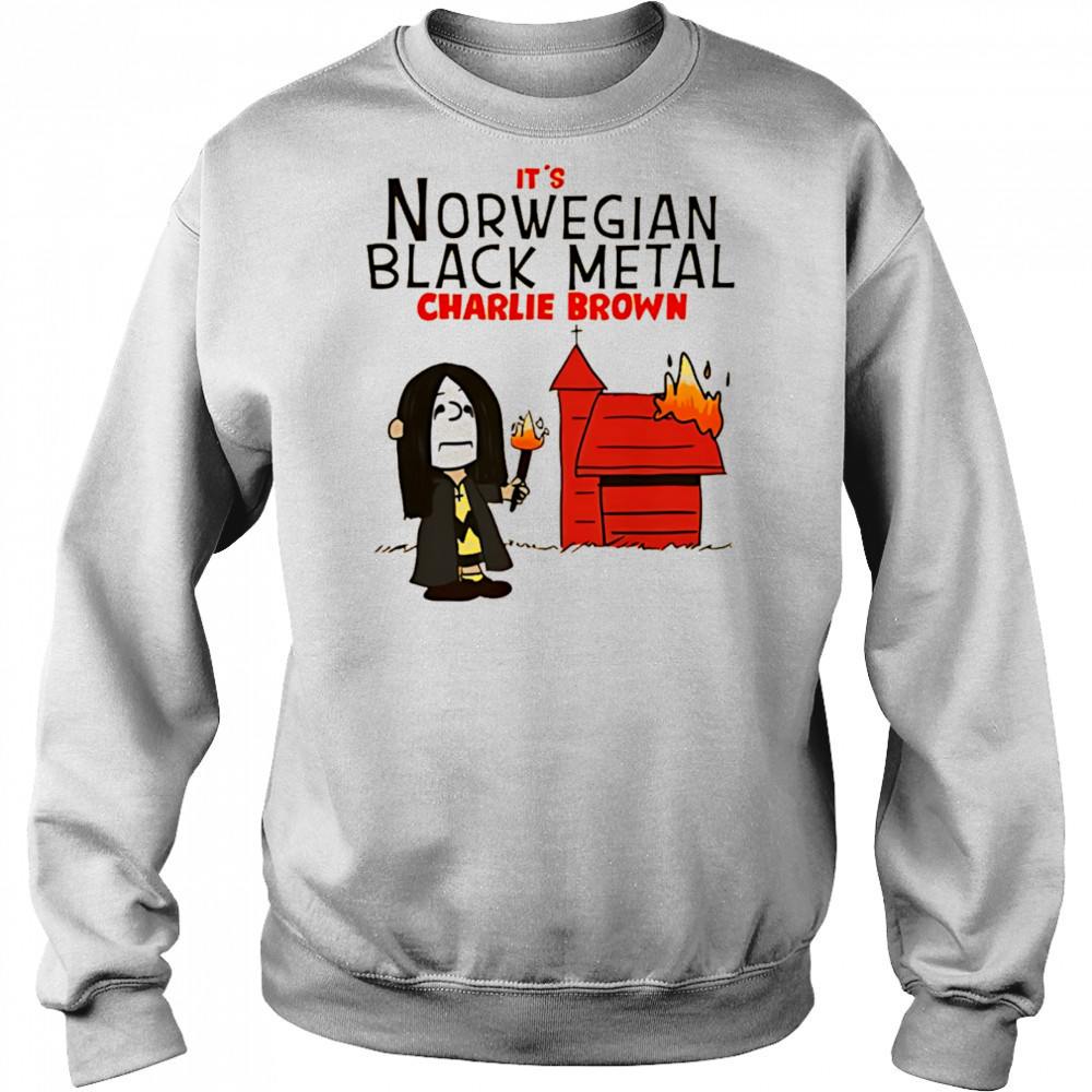 Charlie Brown It’s Norwegian Black Metal shirt Sweatshirt