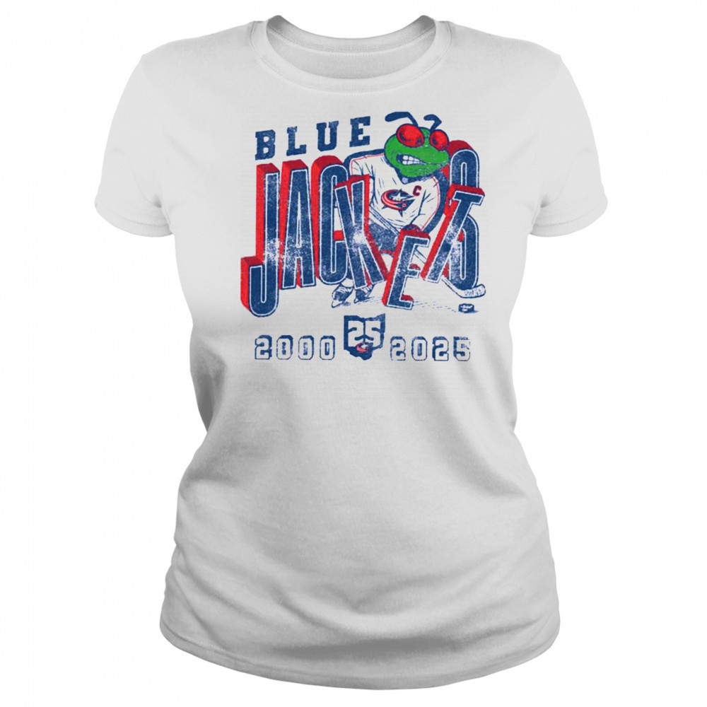 Columbus Blue Jackets 25th Anniversary T Shirt Women's T-shirt
