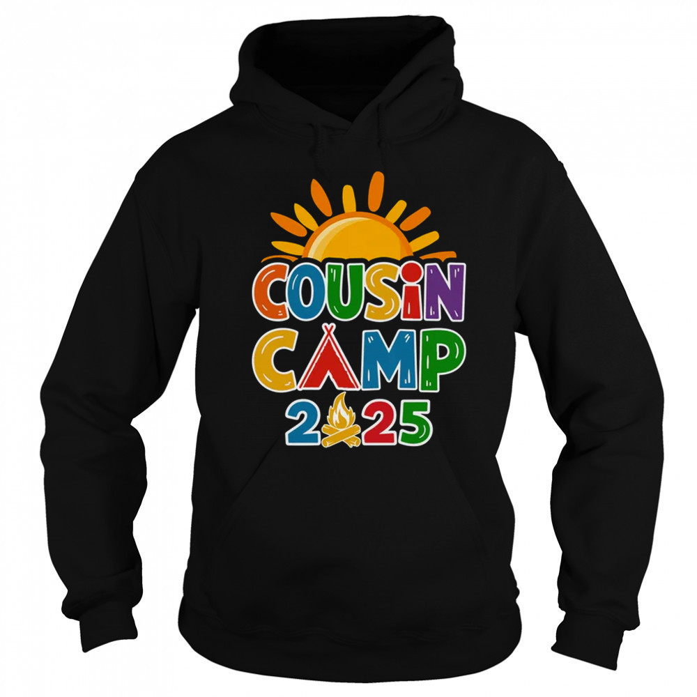 Cousin Camp 2025 Family Vacation Summer Camping Crew shirt Hoodie