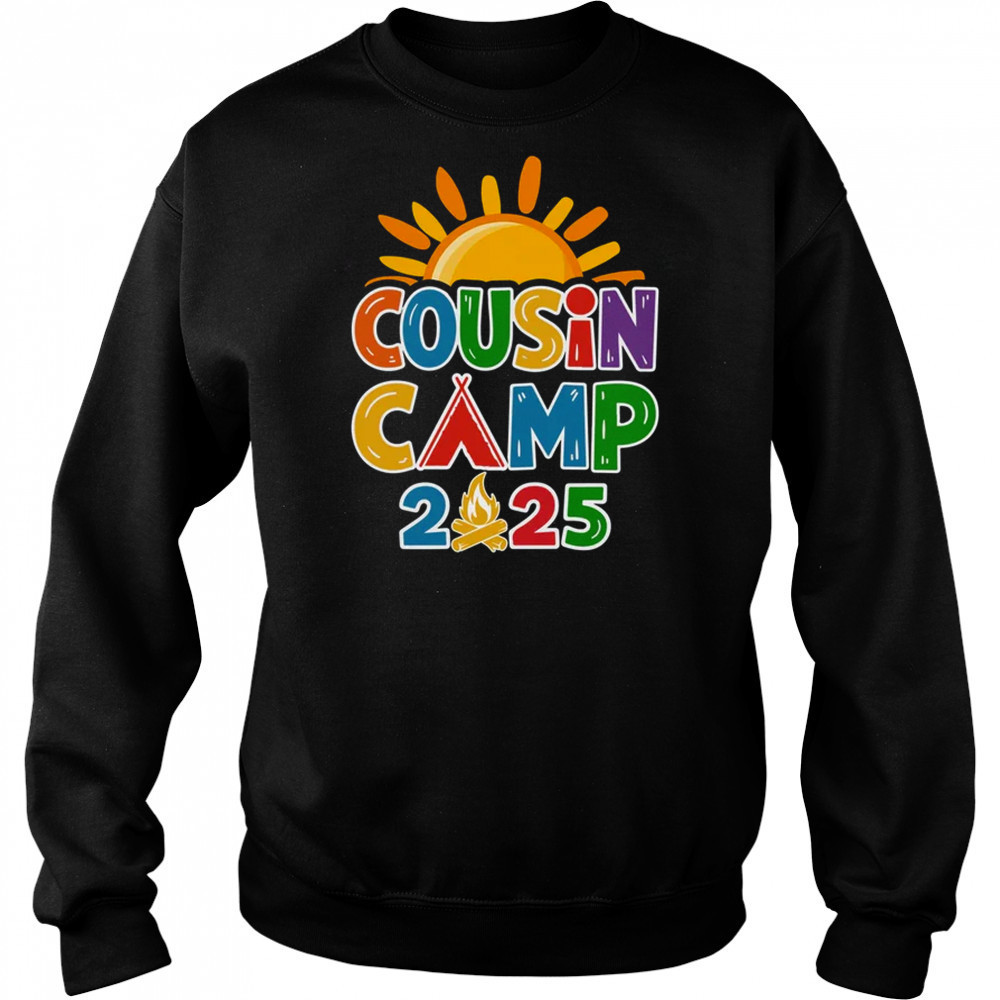 Cousin Camp 2025 Family Vacation Summer Camping Crew shirt Sweatshirt