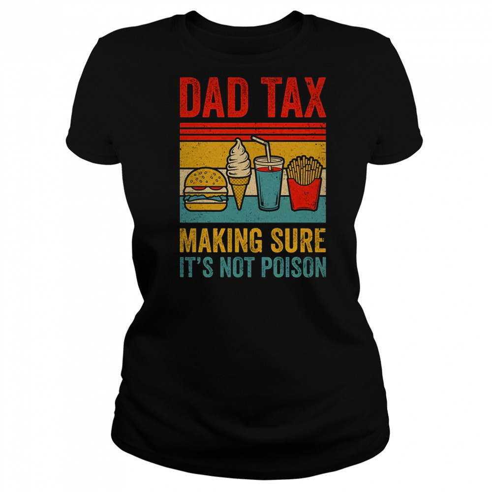 Dad Tax Making Sure It's Not Poison Funny Men Father’s Day shirt Women's T-shirt