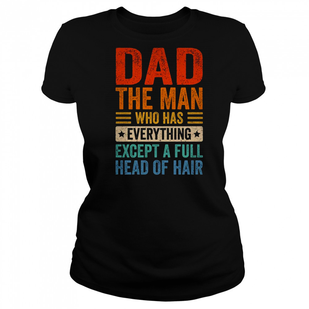 Dad The Man Who Has Everything Except A Full Head Of Hair shirt Women's T-shirt