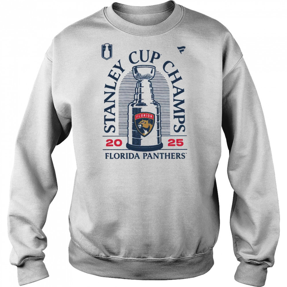 Florida Panthers 2025 Stanley Cup Champs Locker Room T Shirt Sweatshirt