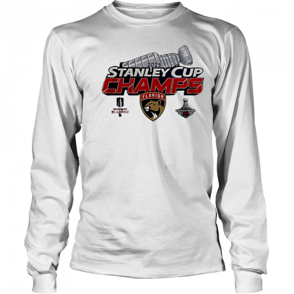 Florida Panthers National Hockey League Champions 2025 shirt Long Sleeved