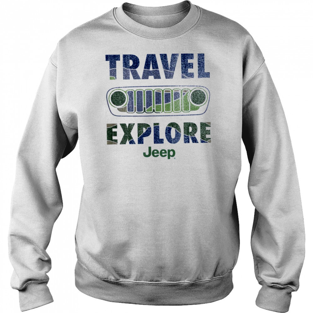 Jeep June Travel Explore Officially Licensed T Shirt Sweatshirt