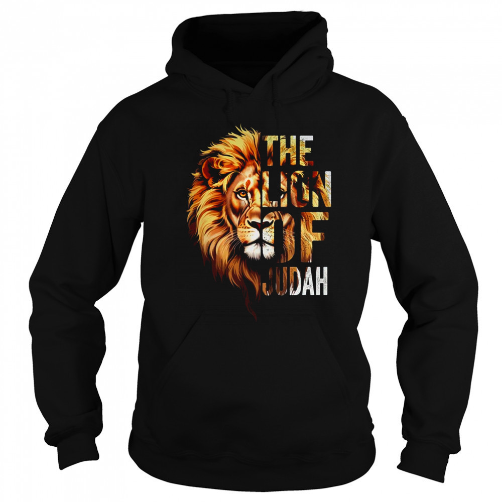 Jesus The Lion Of Judah Religious Christian For Men Women shirt Hoodie