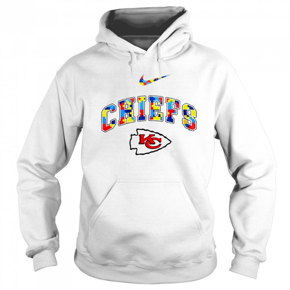 Kansas City Chiefs Nike NFL autism logo shirt Hoodie