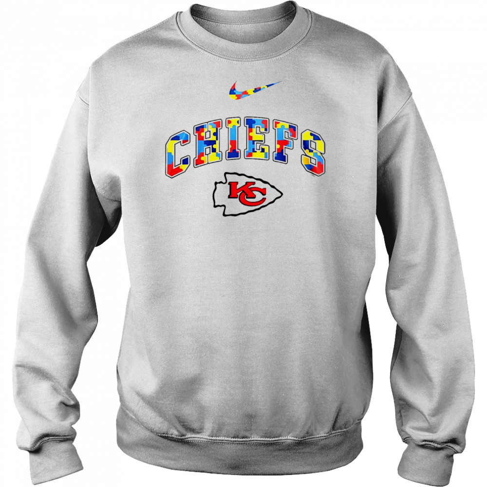 Kansas City Chiefs Nike NFL autism logo shirt Sweatshirt