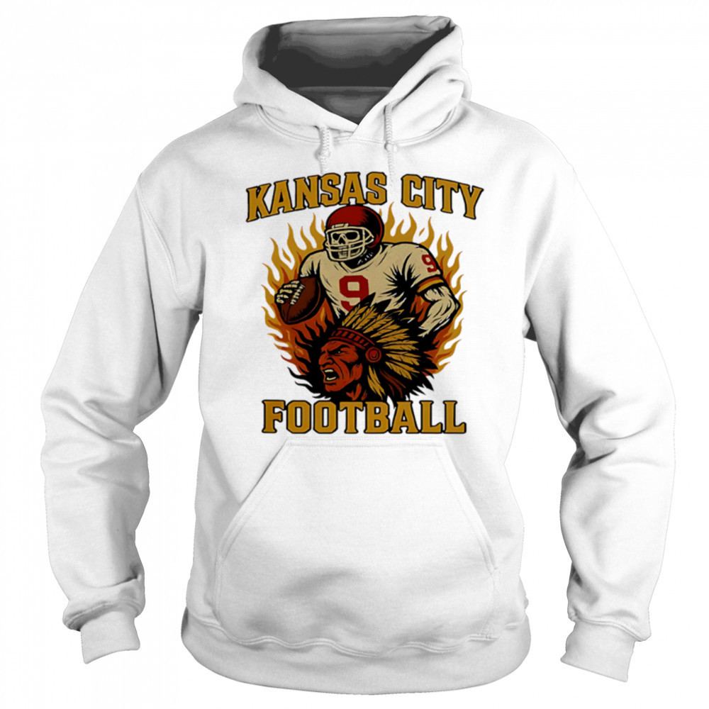 Kansas City Skull Football Native Americans shirt Hoodie