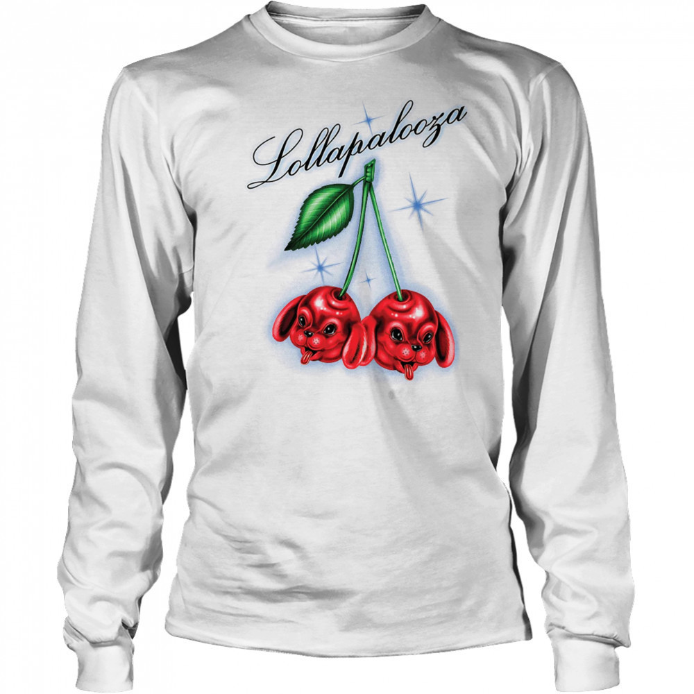 Lollapalooza Cherry Dog T-Shirt Long Sleeved