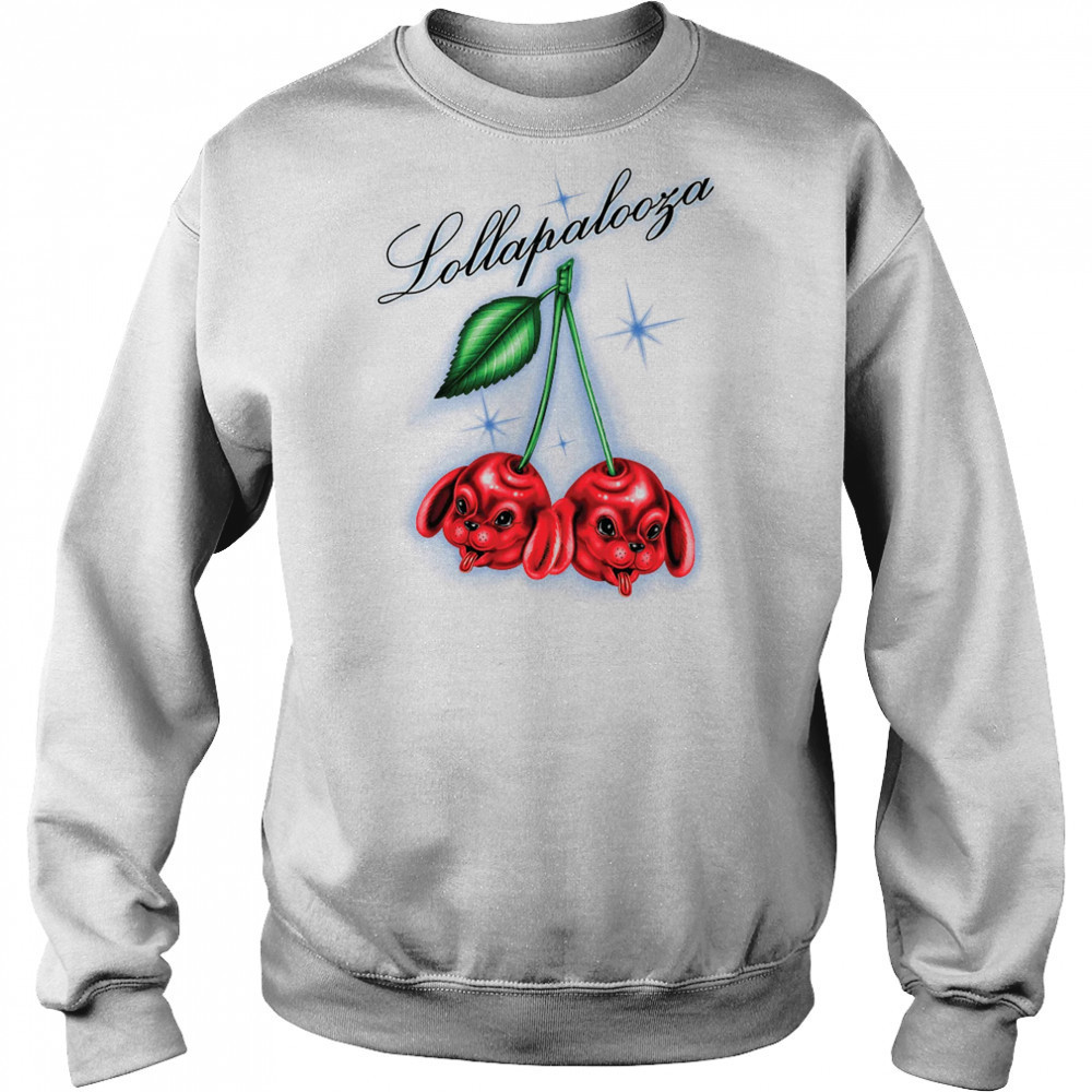 Lollapalooza Cherry Dog T-Shirt Sweatshirt