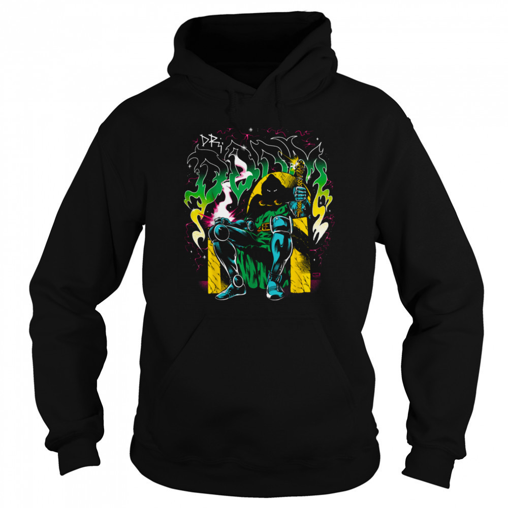 antastic Four Dr. Doom Metal Shirt Hoodie