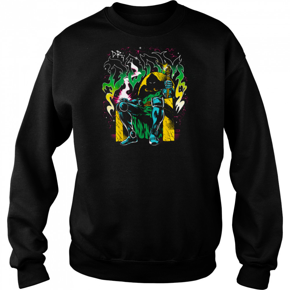 antastic Four Dr. Doom Metal Shirt Sweatshirt