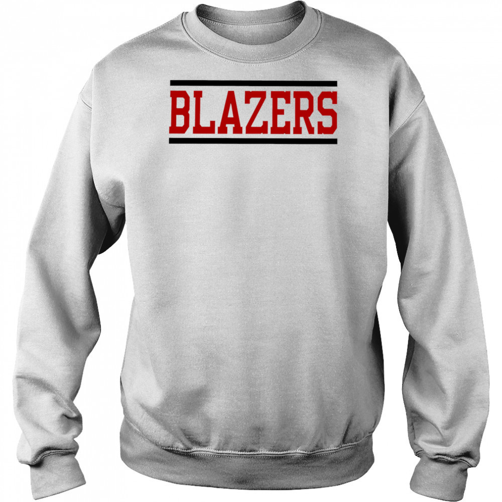 Blazers horizontal lines shirt Sweatshirt