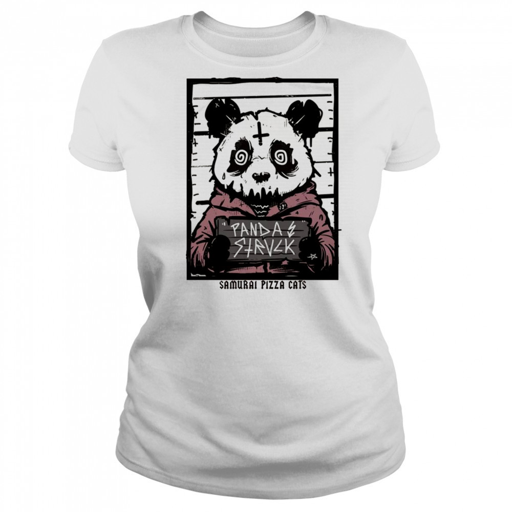 Bravado Samurai Pizza Cats Pandastruck Mugshot Shirt Women's T-shirt