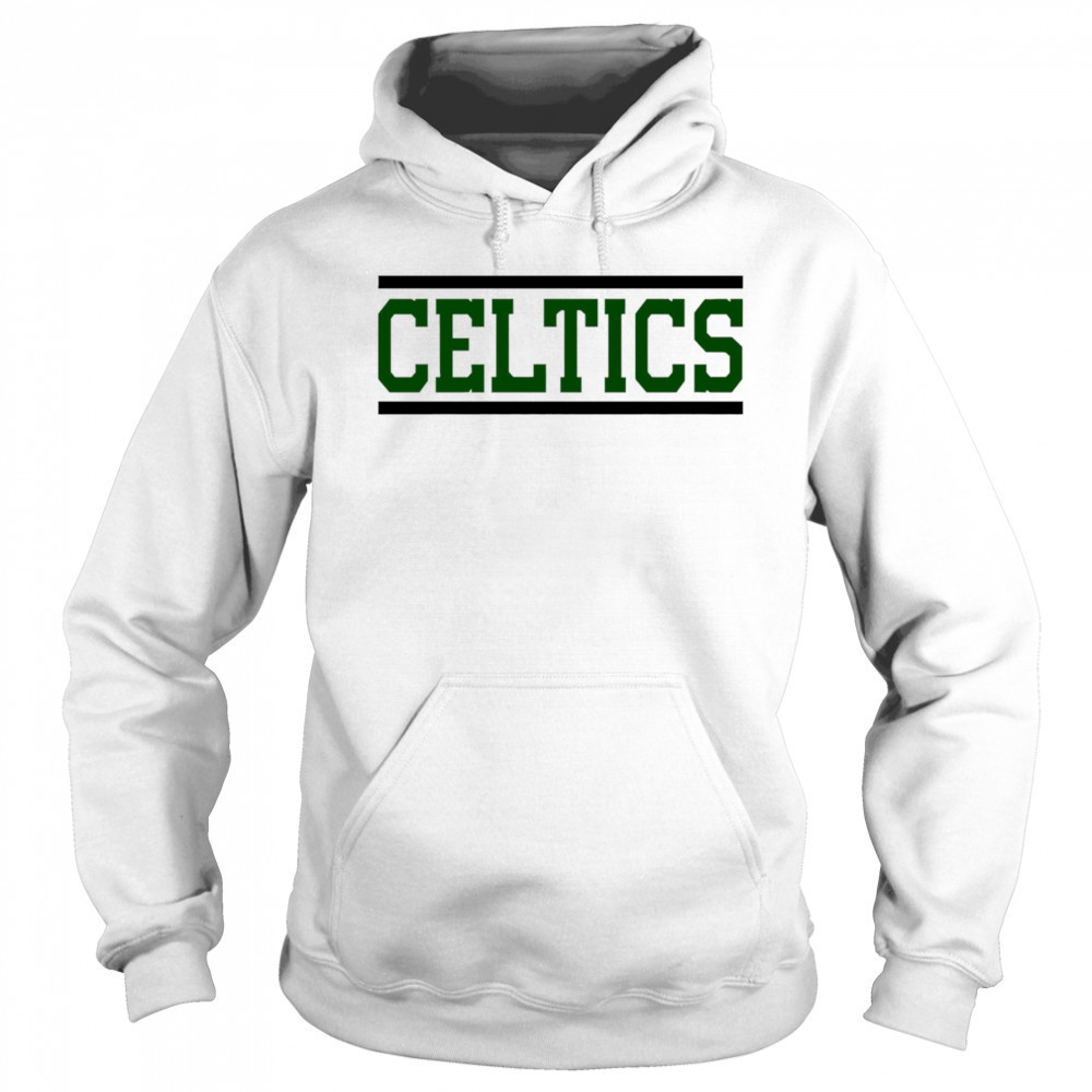 Celtics horizontal lines shirt Hoodie