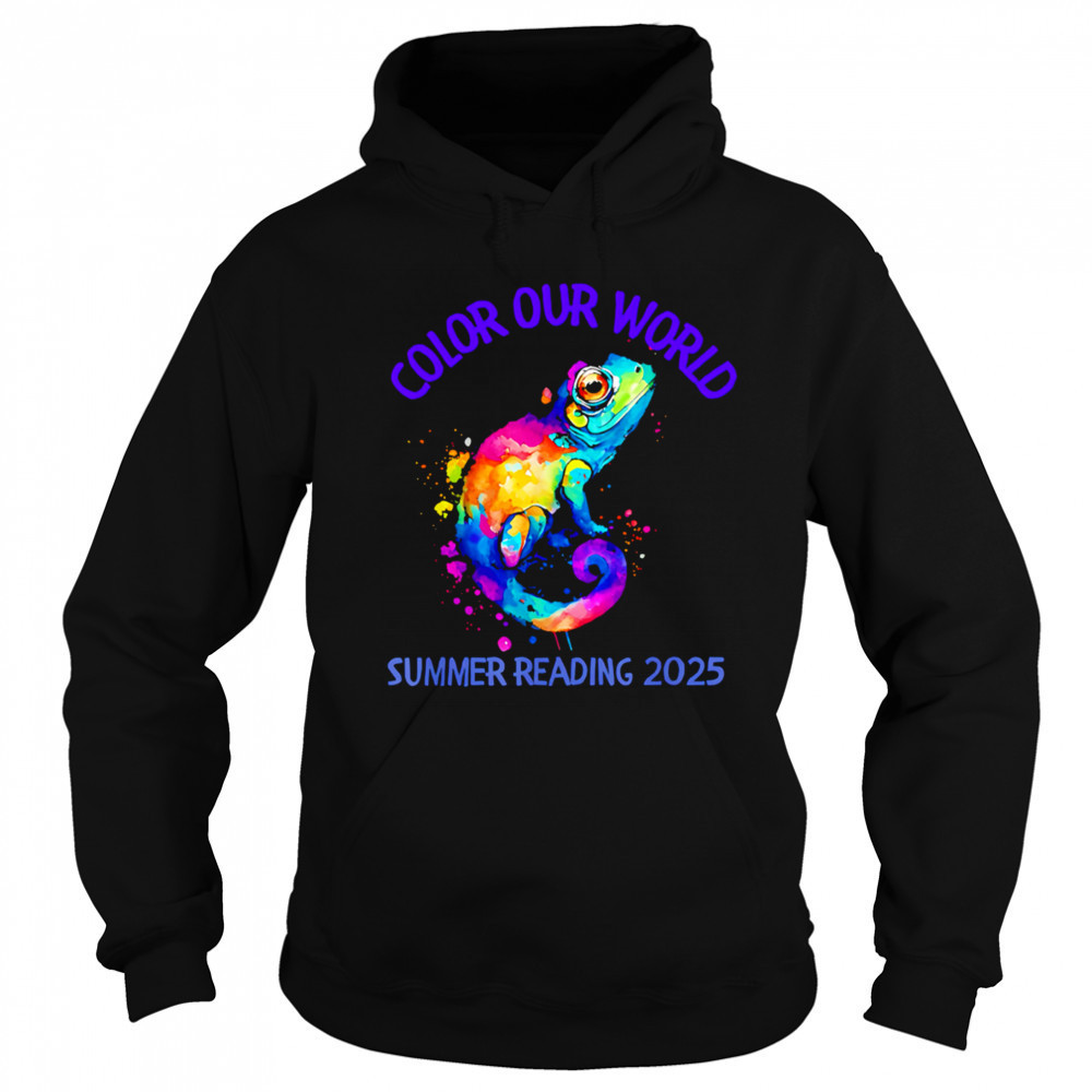 Color Our World Summer Reading 2025 pride shirt Hoodie