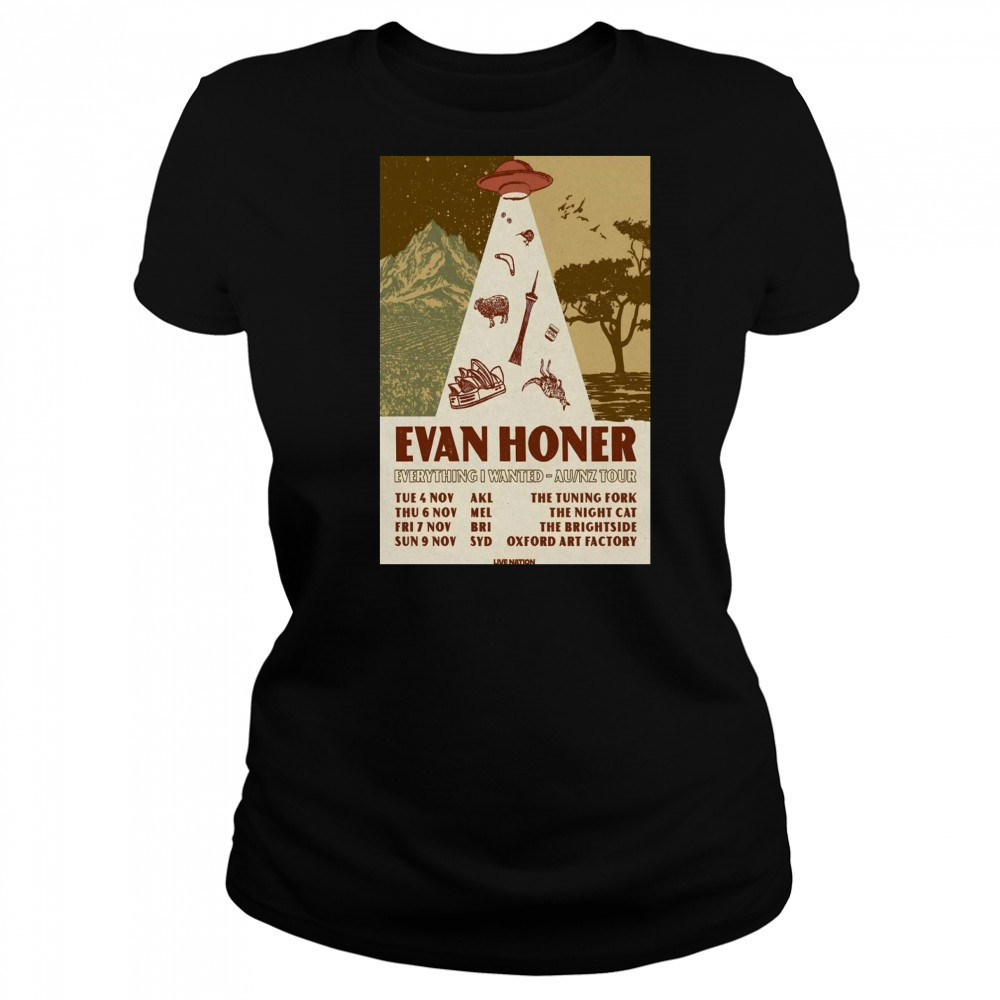 Evan Honer Tour Summer 2025 Poster T-Shirt Women's T-shirt