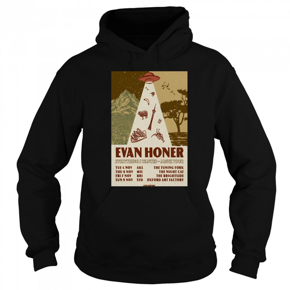 Evan Honer Tour Summer 2025 Poster T-Shirt Hoodie
