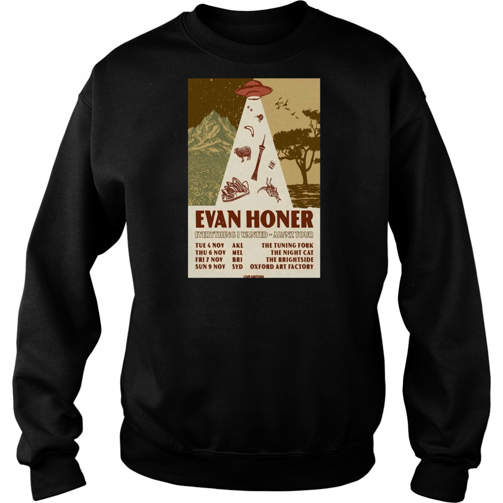 Evan Honer Tour Summer 2025 Poster T-Shirt Sweatshirt