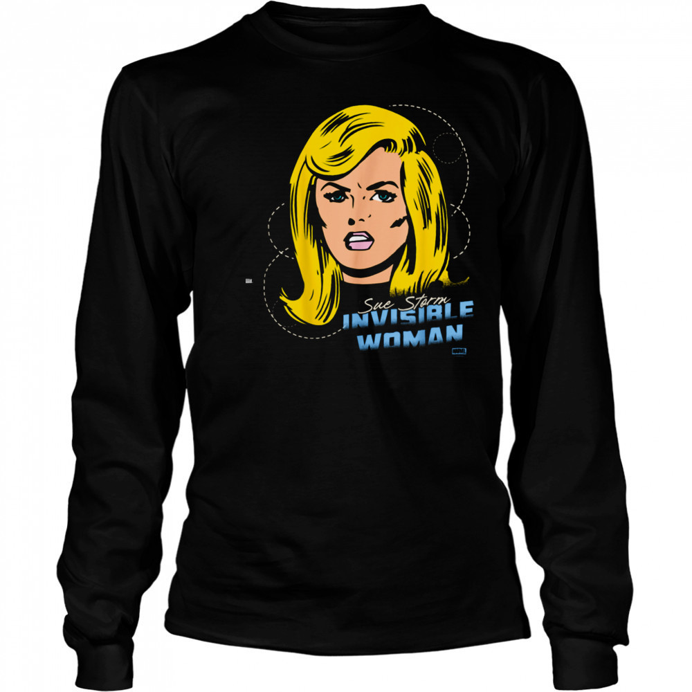 Fantastic Four Invisible Woman Portrait Shirt Long Sleeved