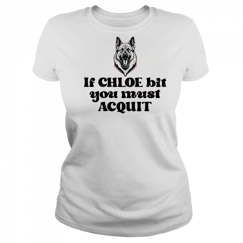 Free Karen Read 2025 If Chloe Bit You Must Acquit shirt Women's T-shirt