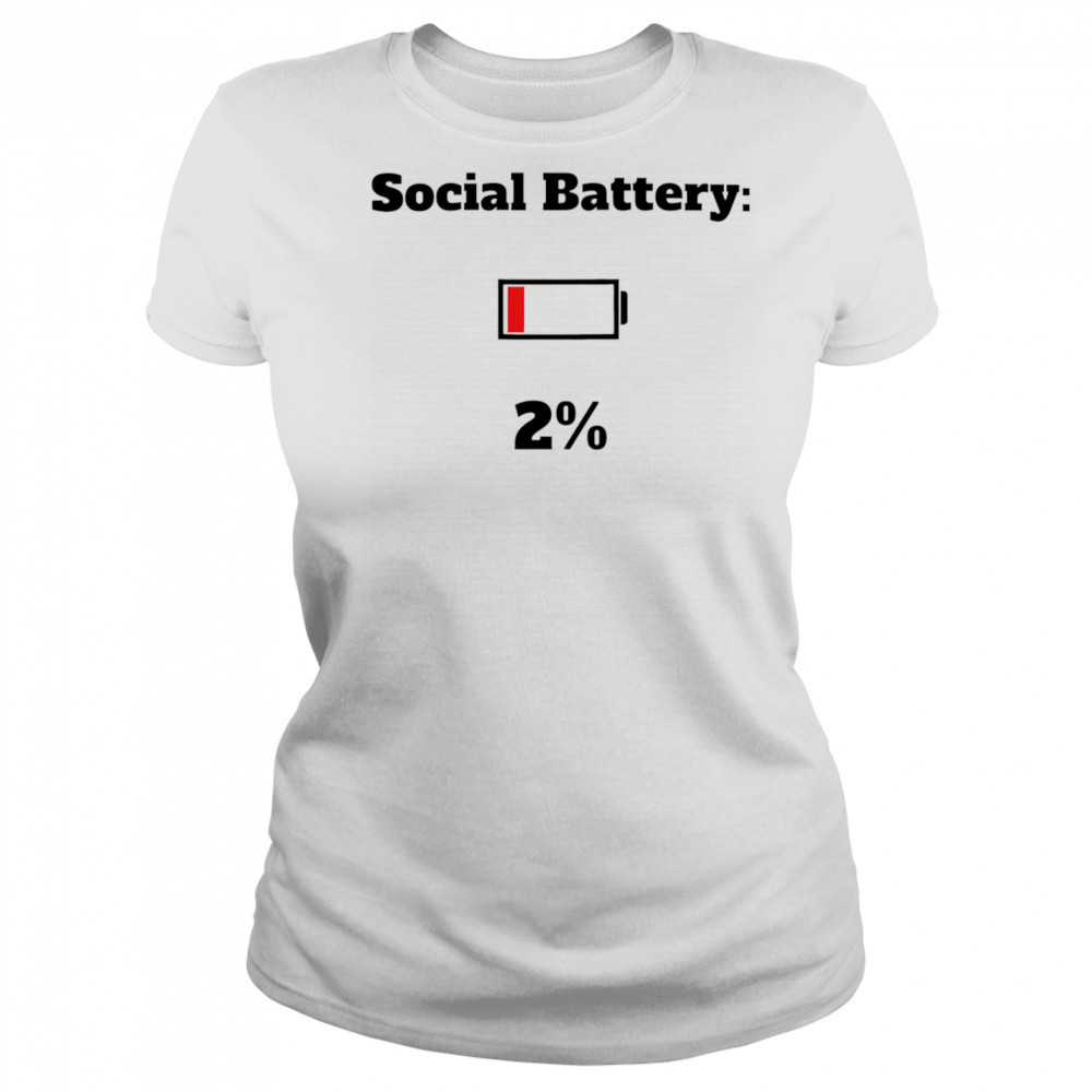 Gen Z Social Battery 2% shirt Women's T-shirt